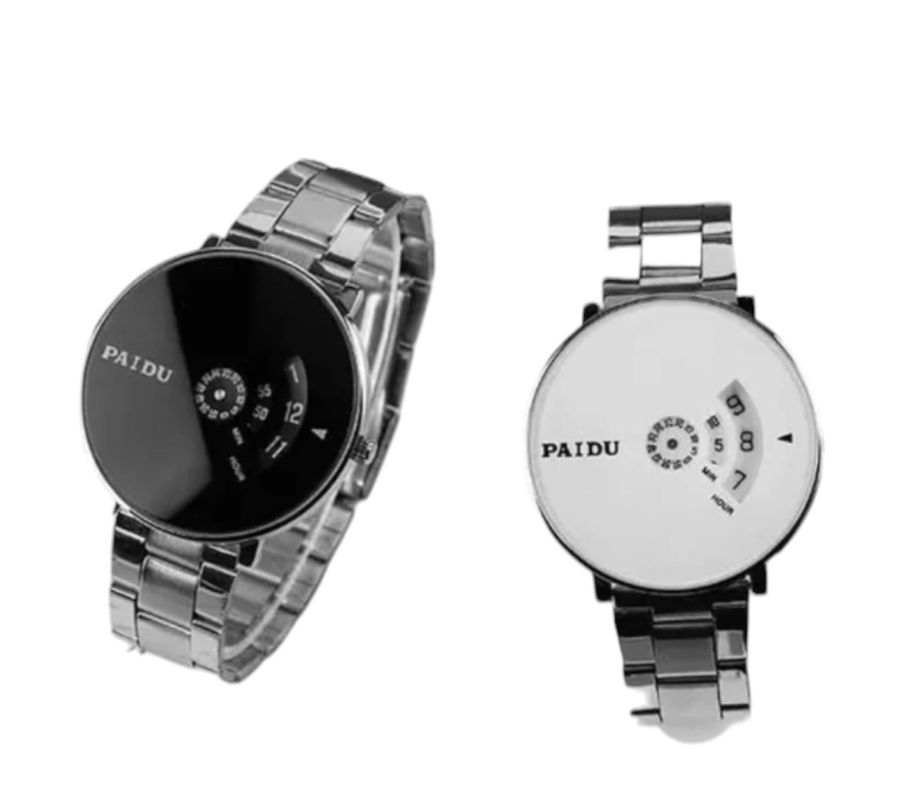 Paidu New Black And  White Combo Paidu Watch